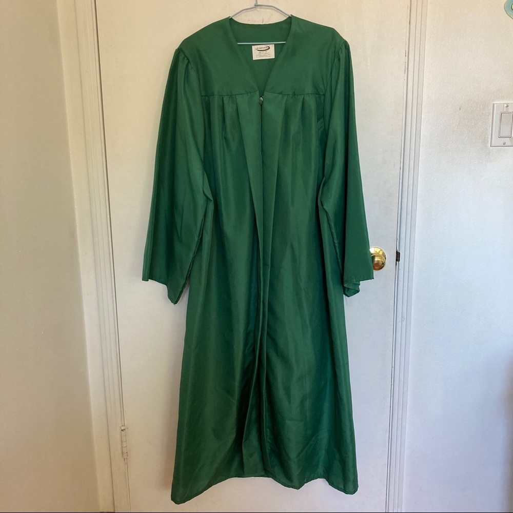Jostens Green Graduation Gown